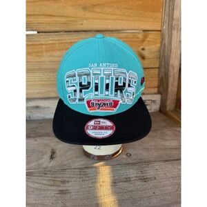 New Era San Antonio Spurs‎ NBA Blue & Pink Snapback Hat Once Size Fits Most HWC